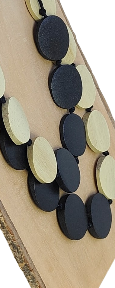 Collar doble de circulos