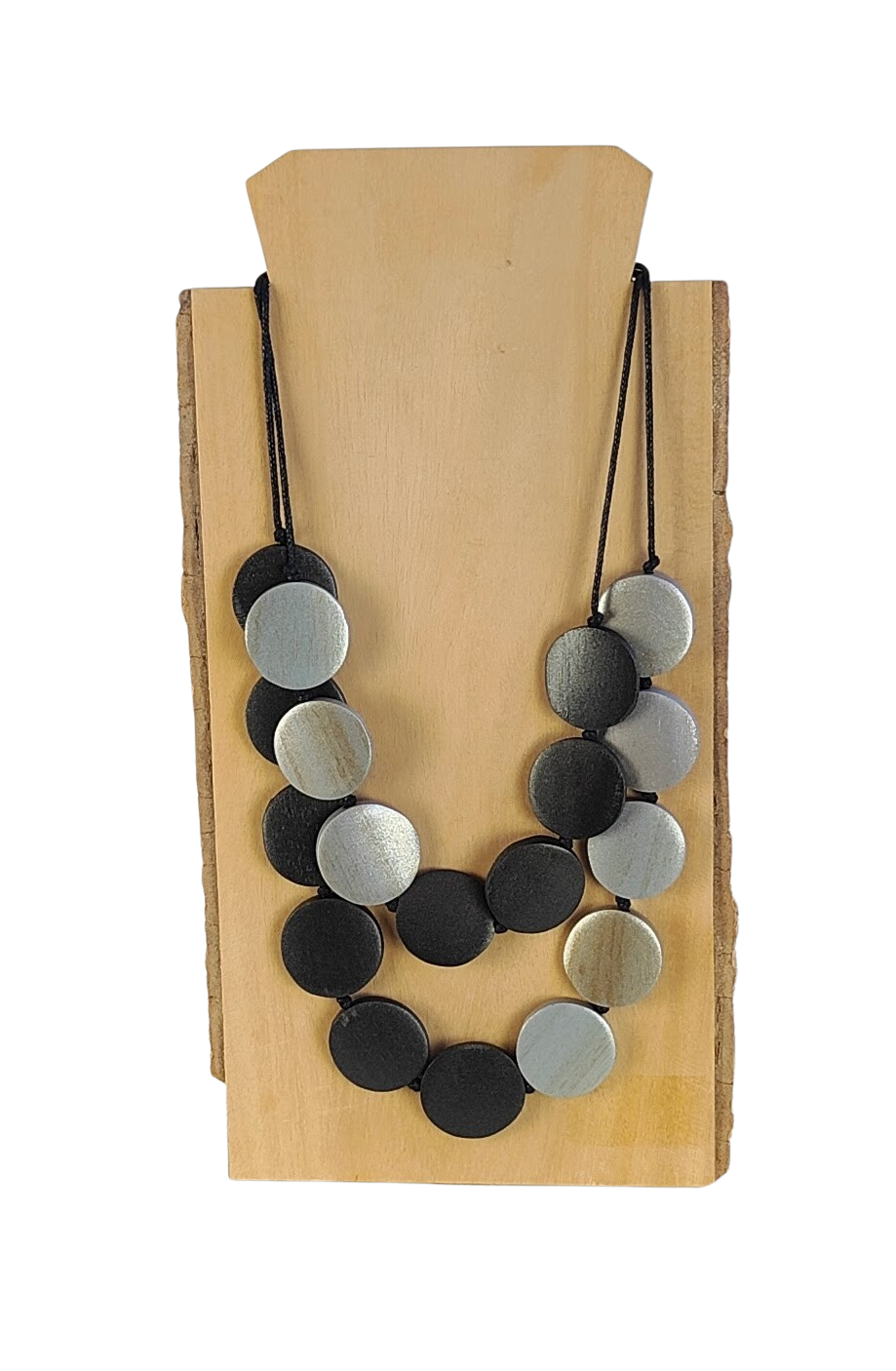 Collar doble de circulos