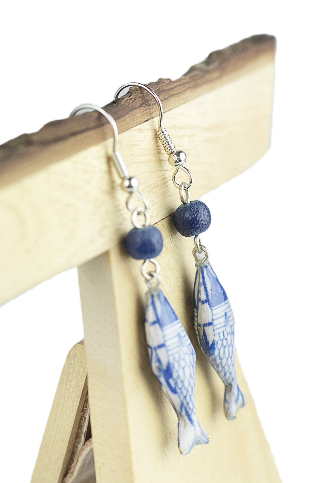 Pendiente pez y bola 2829