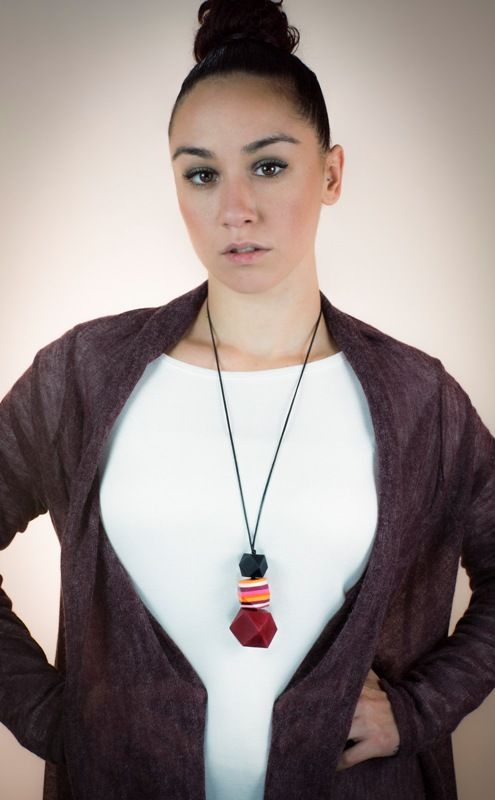 Colgante 3 piezas geometricas combinadas