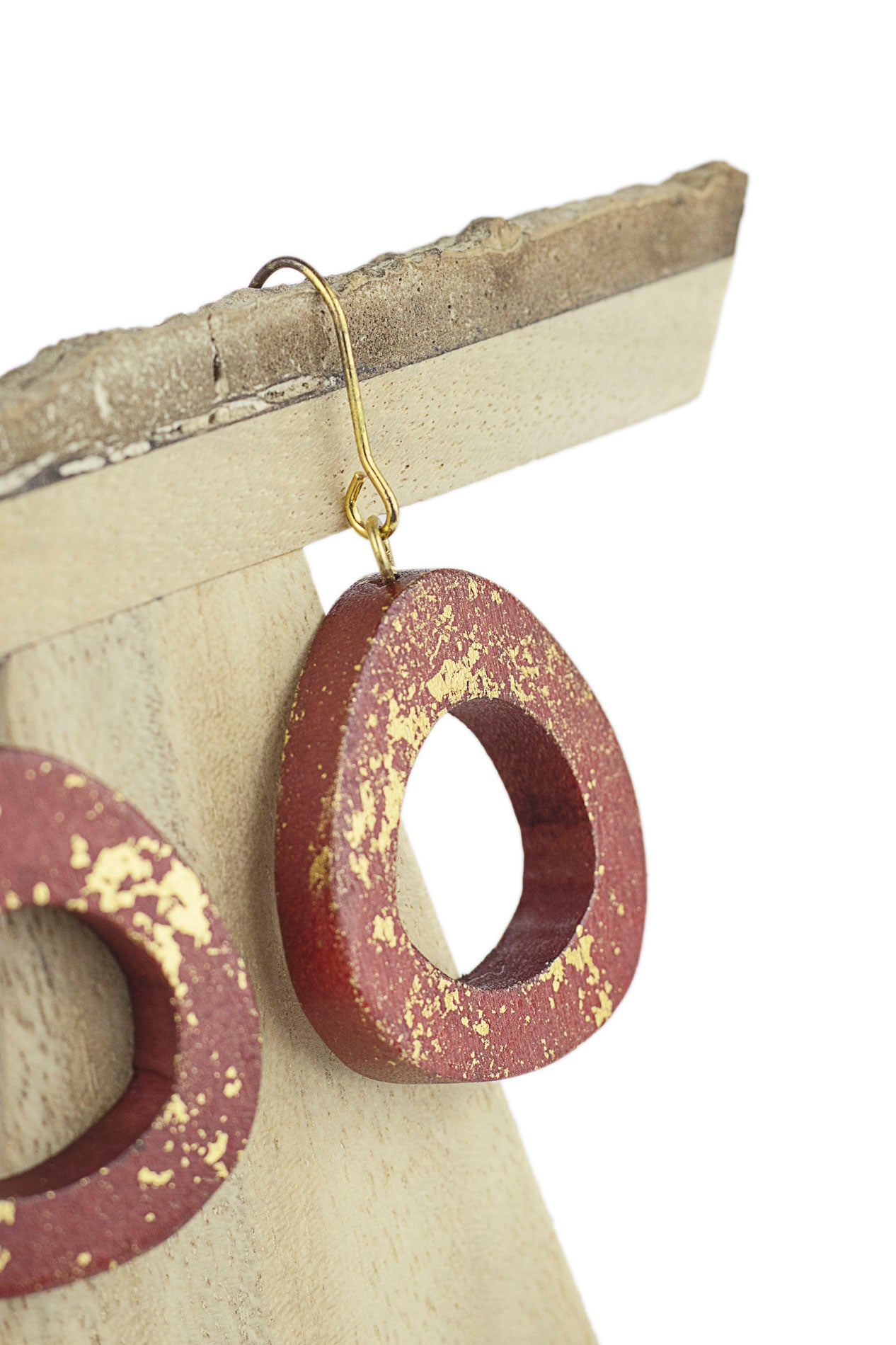 Pendientes Círculo Pan de Oro