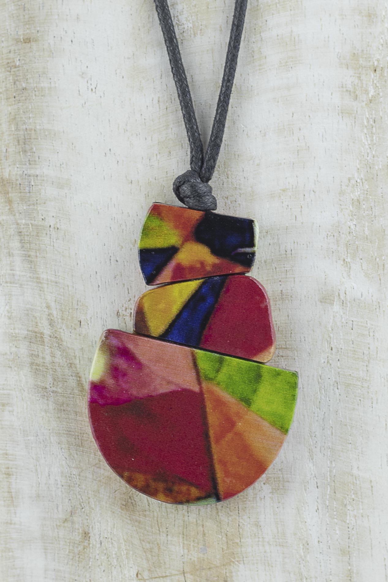 Colgante de tres piezas
