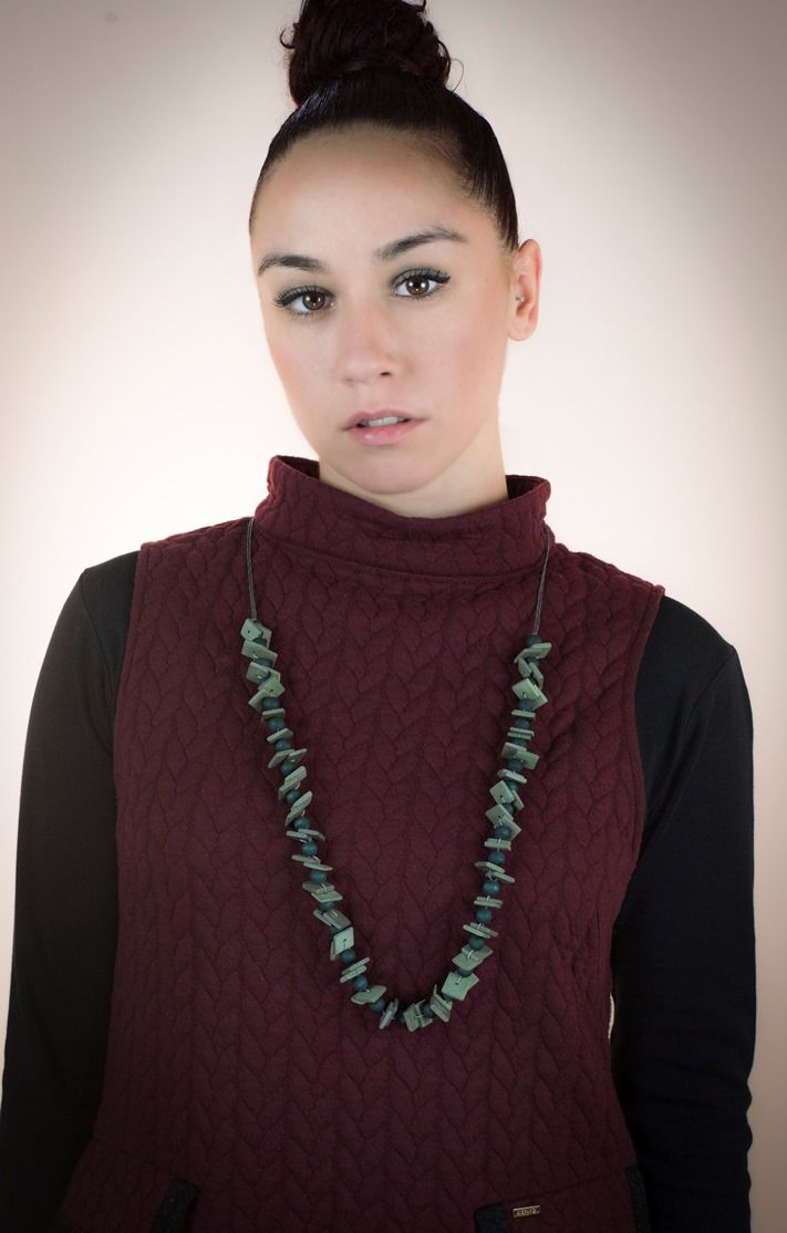Collar Multipiezas cuadrados y bolas