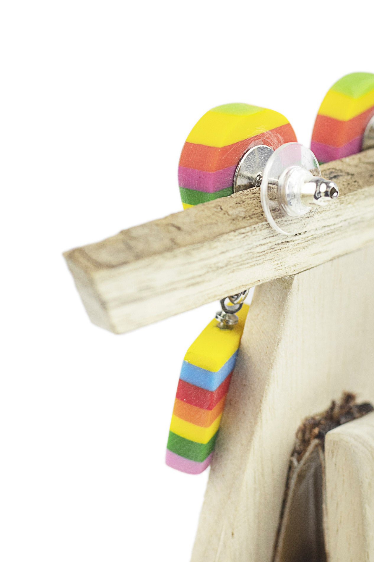 Multicolored earrings