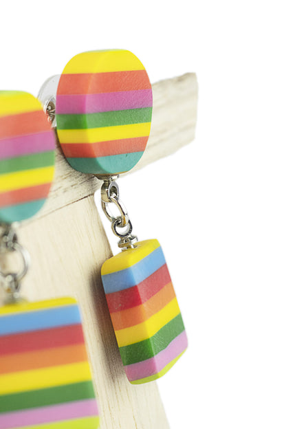 Multicolored earrings