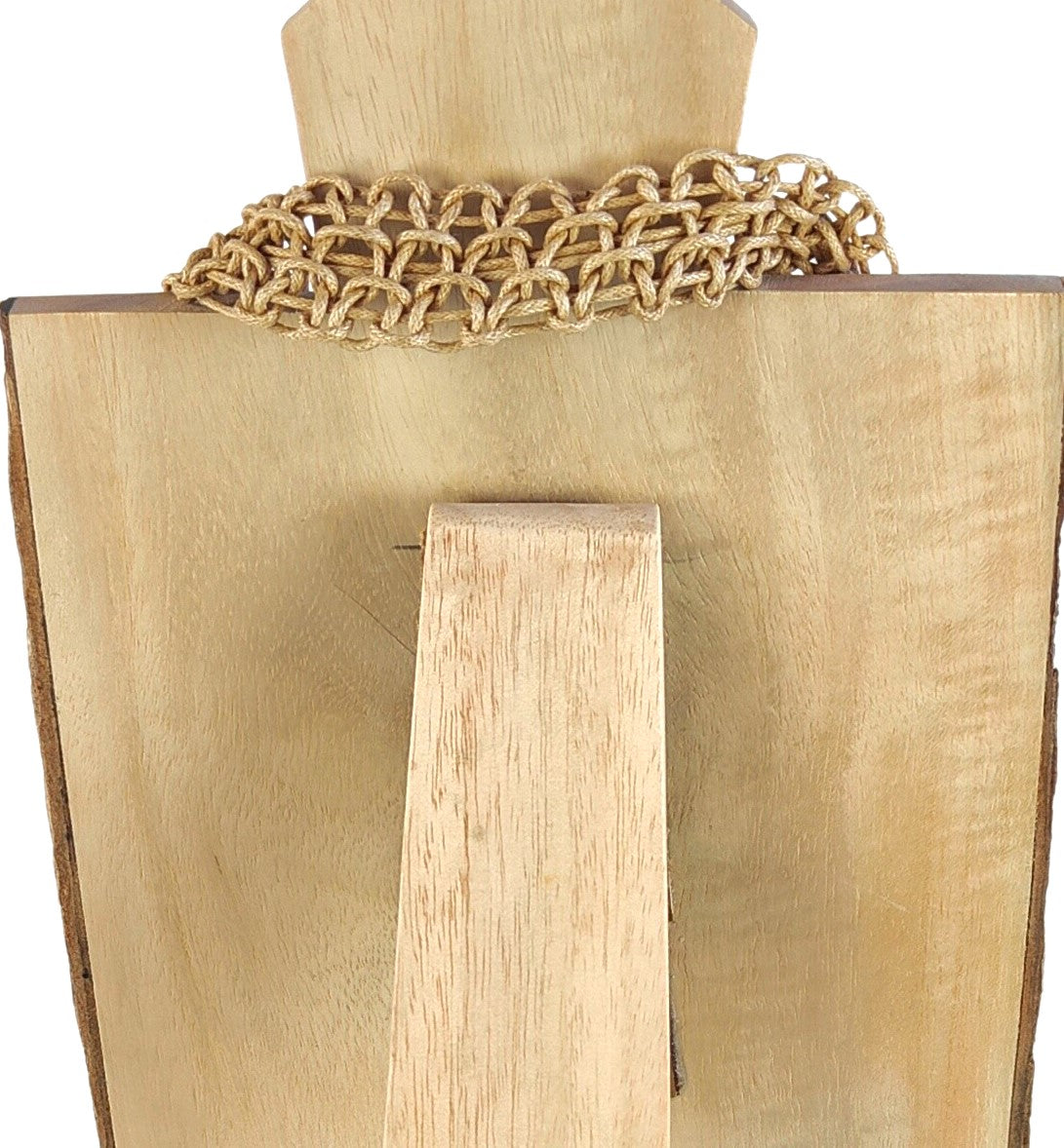 Multiple necklace with squares