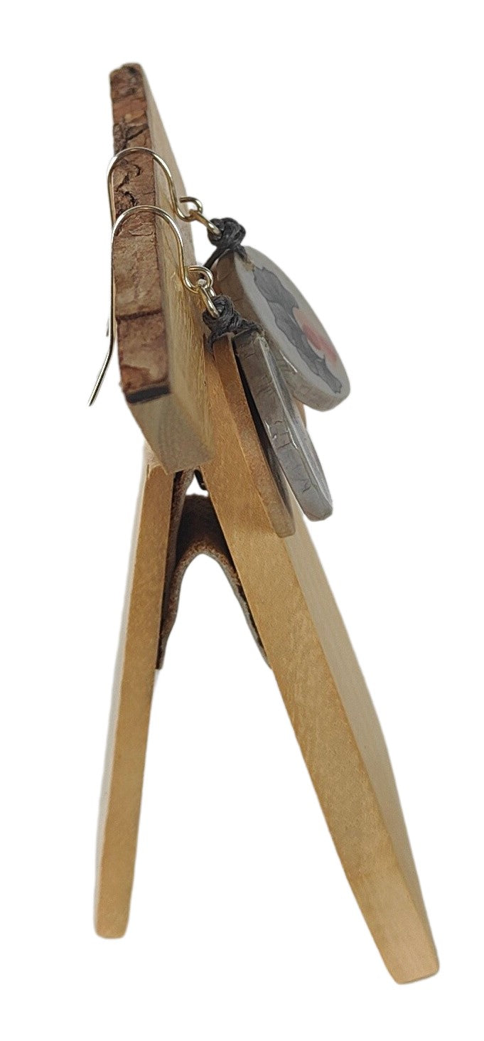 OENDIENTE FLOR MARFIL