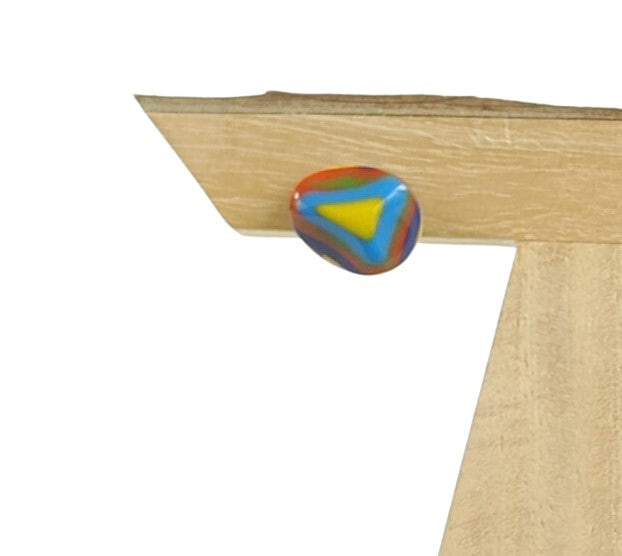 Pendientes pegados irregulares