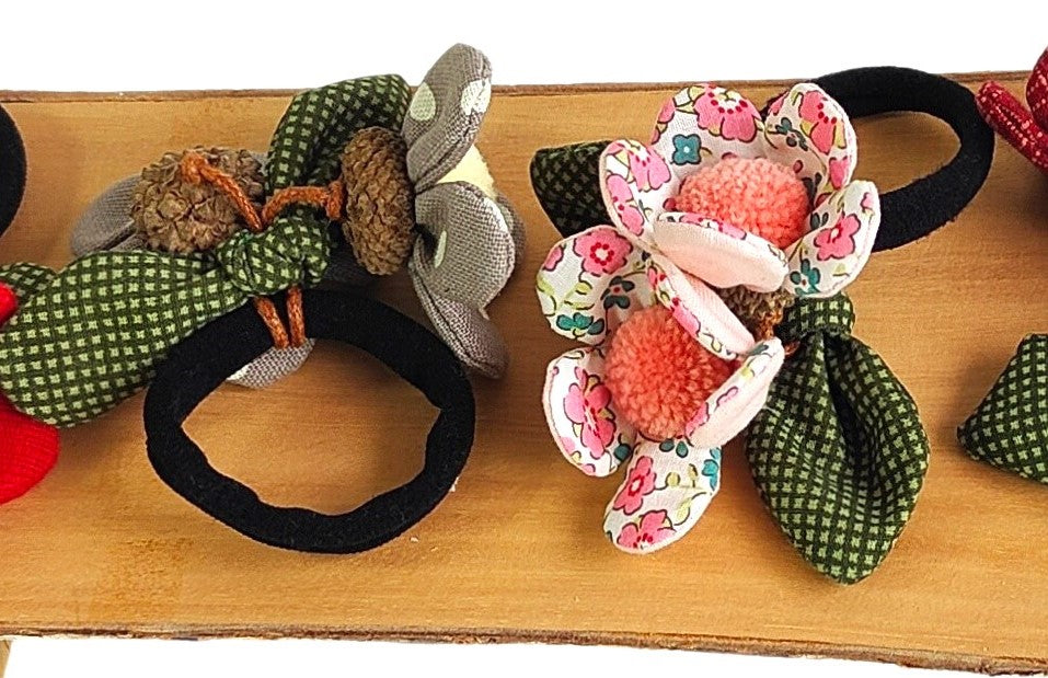 COLETERO CON FLOR (PACK X 3)