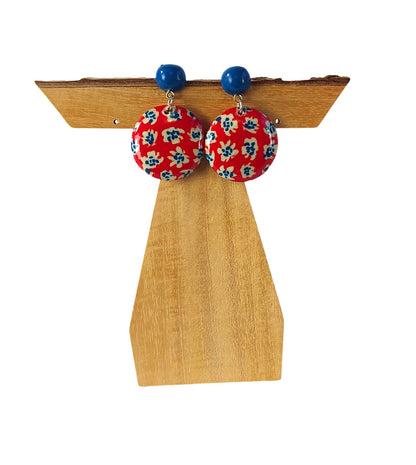 PENDIENTES CIRCULAR FLORES