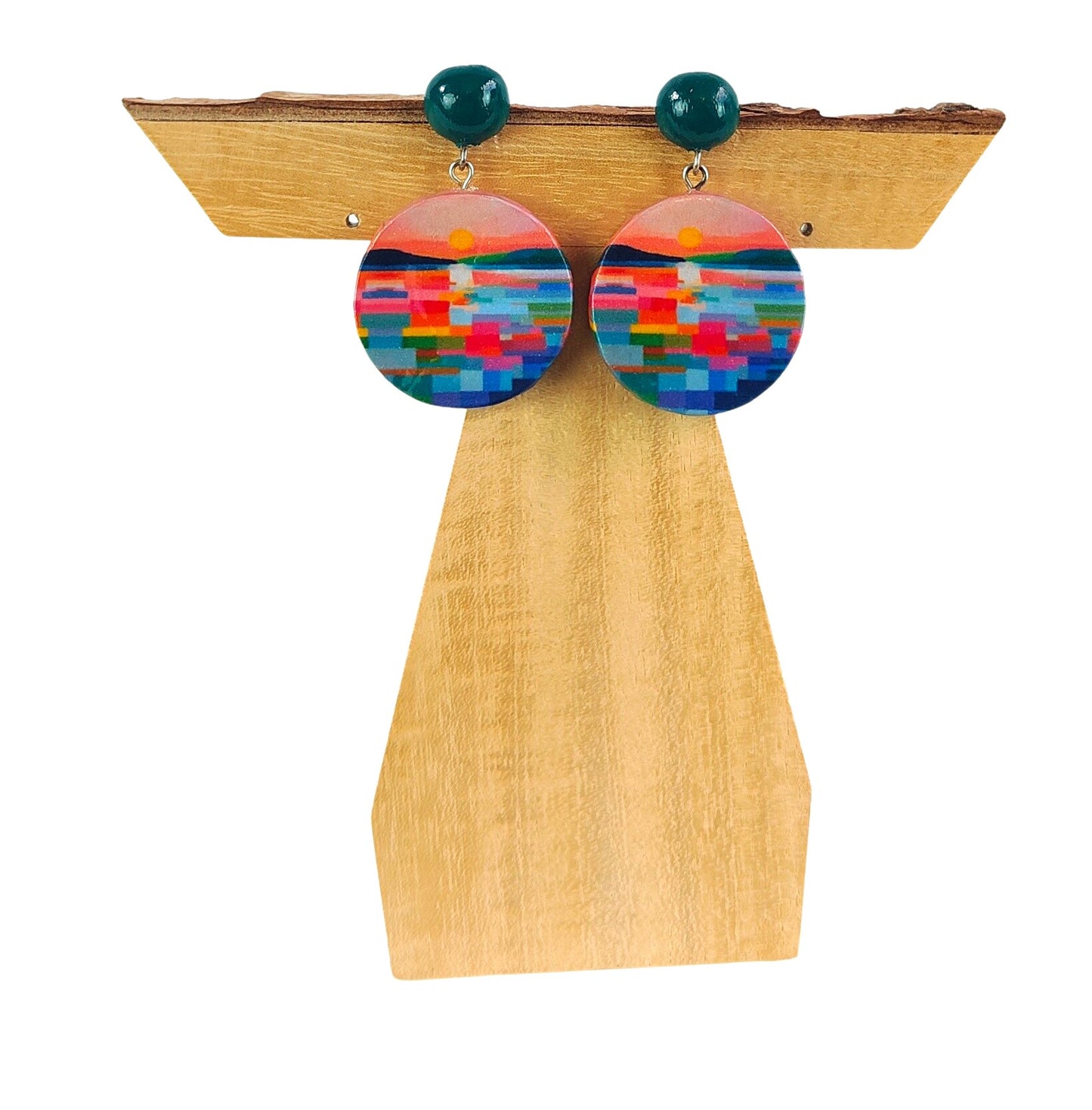 PENDIENTES CIRCULAR SOL