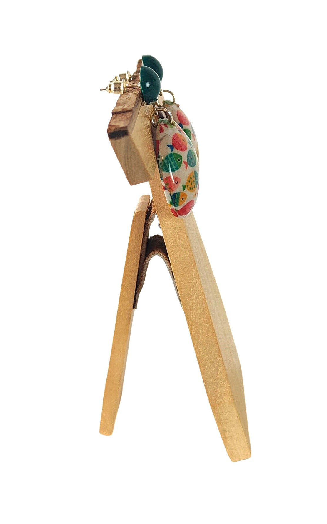 PENDIENTE REDONDO PECES