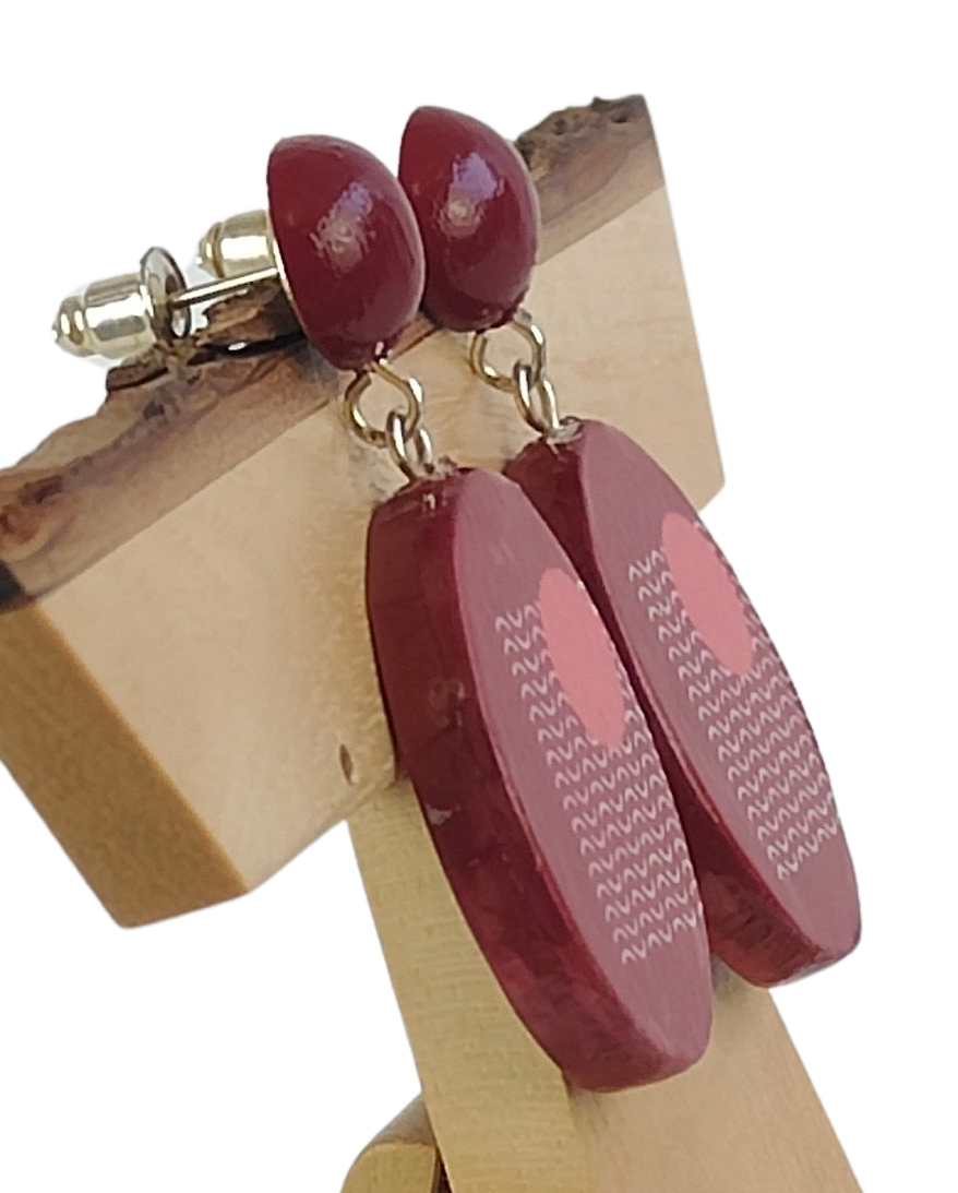 Pendiente oval