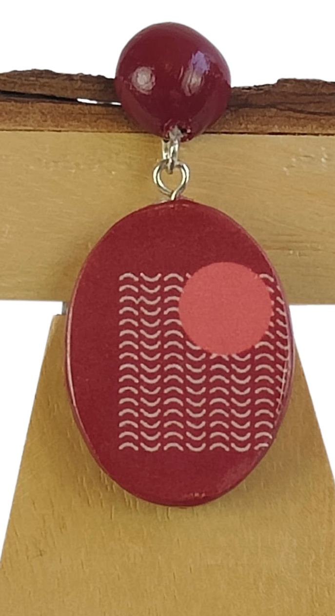 Pendiente oval