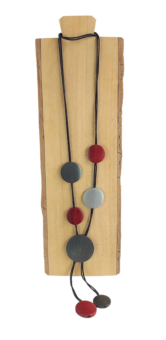 Collar circulos con colgantes