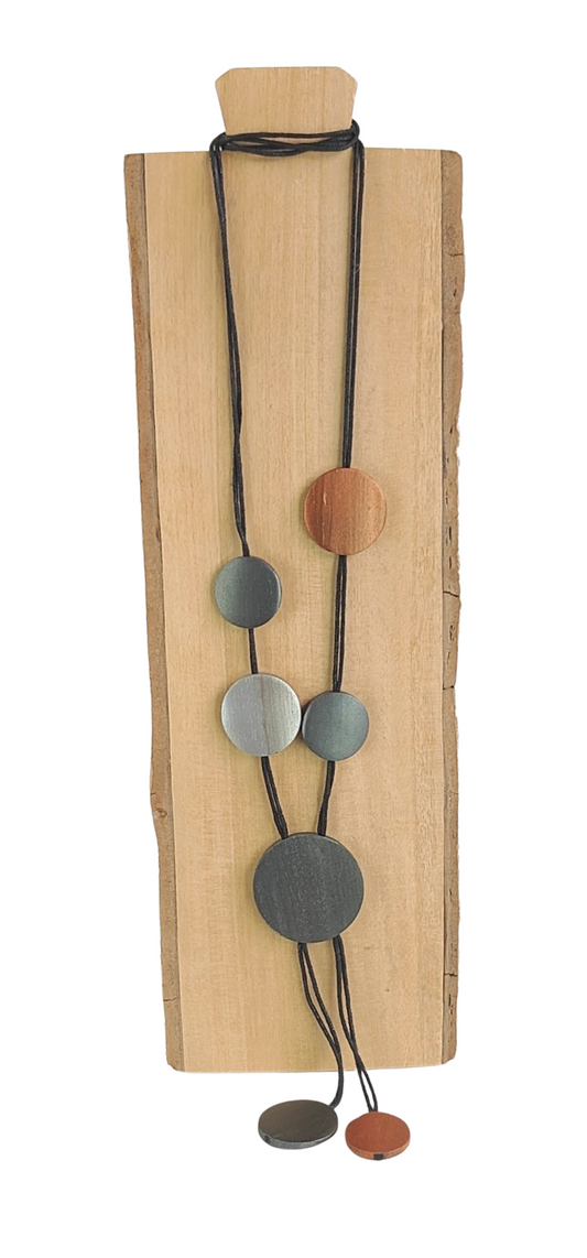 Collar circulos con colgantes