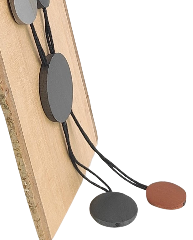Collar circulos con colgantes