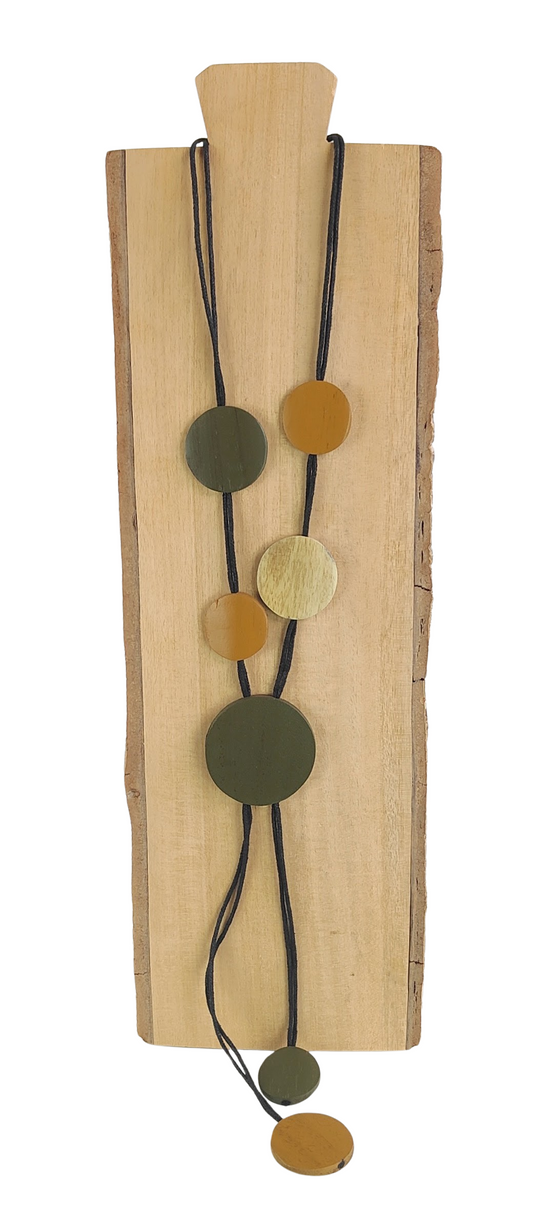 Collar circulos con colgantes