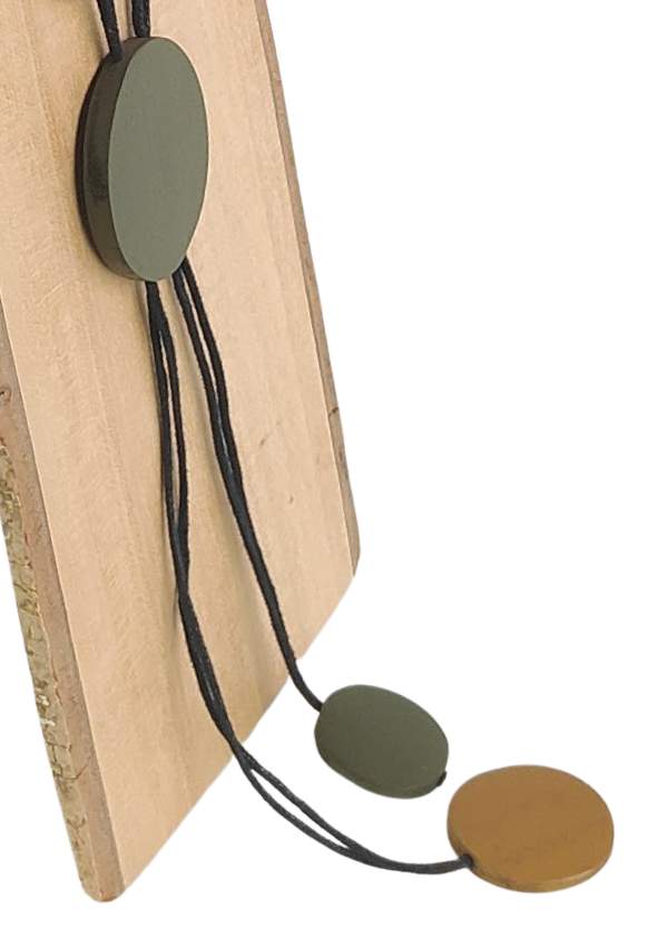 Collar circulos con colgantes
