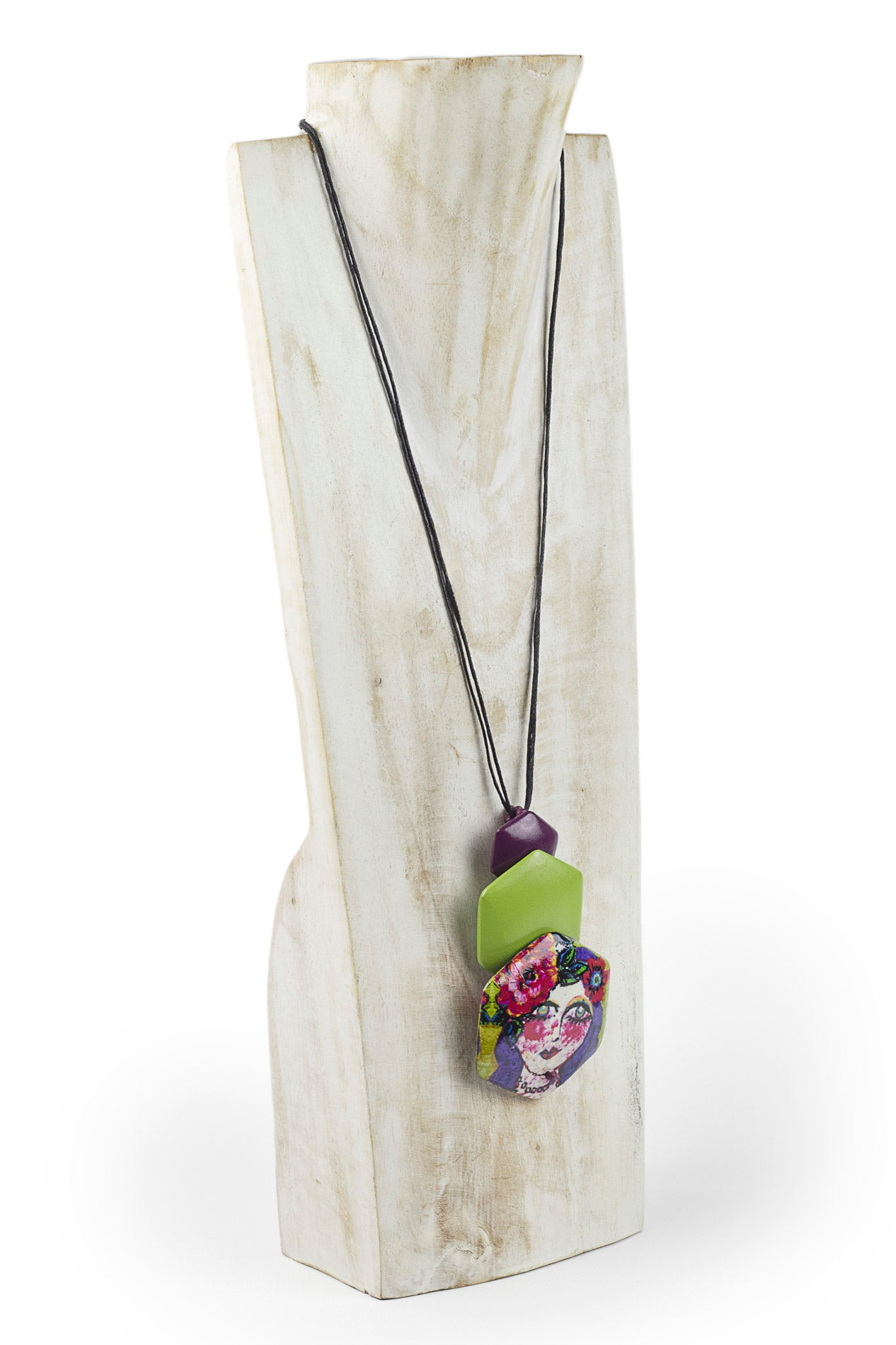 Ciondolo a tre pezzi esagonali