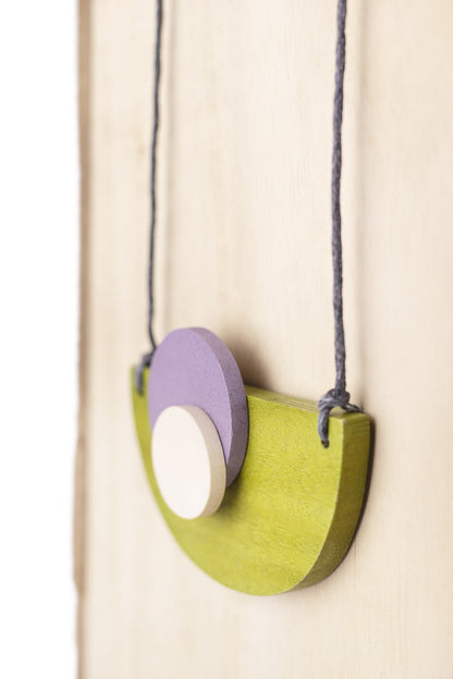 Semicircular pendant