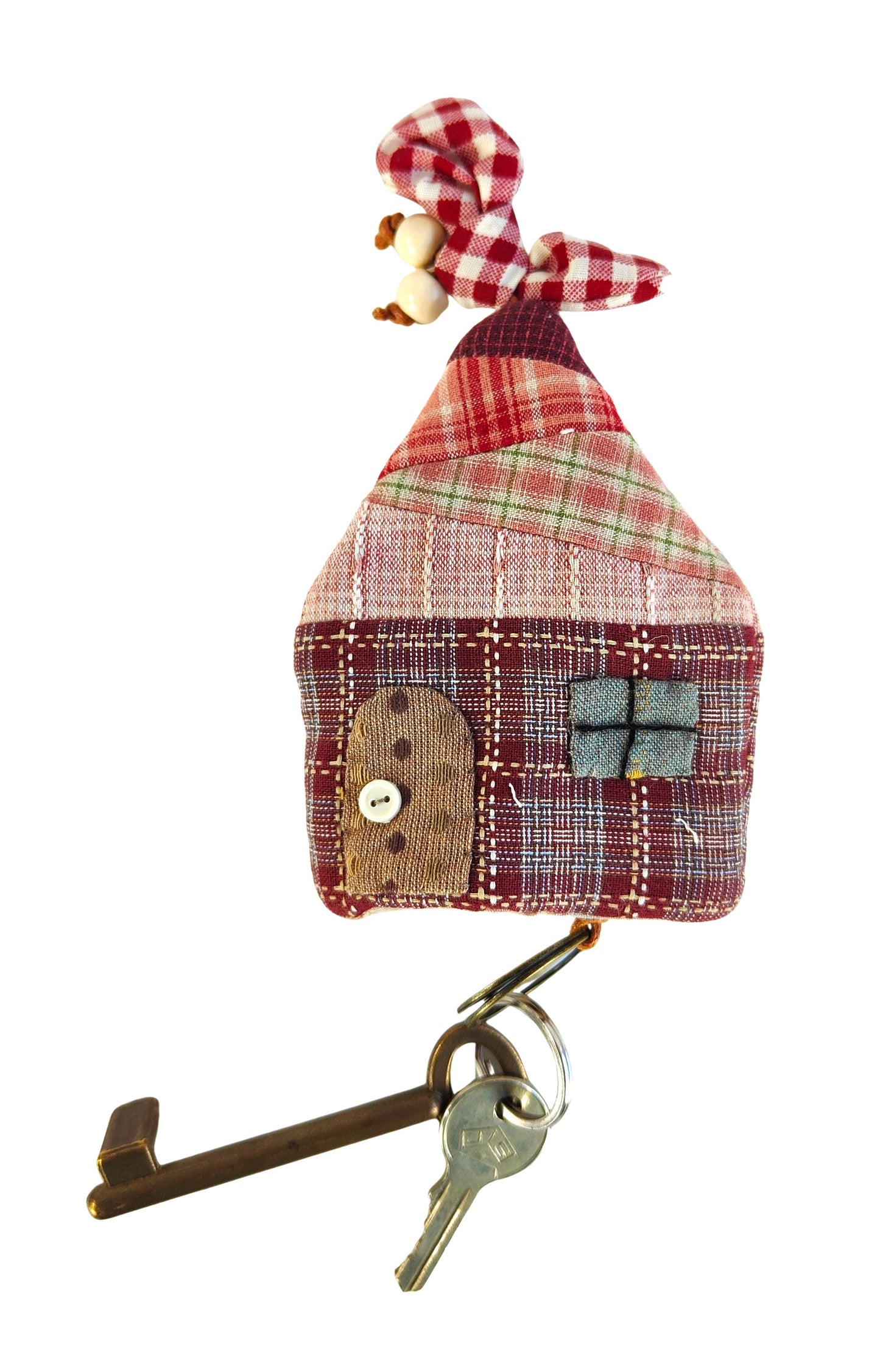 LLAVERO DE TELA CASITA