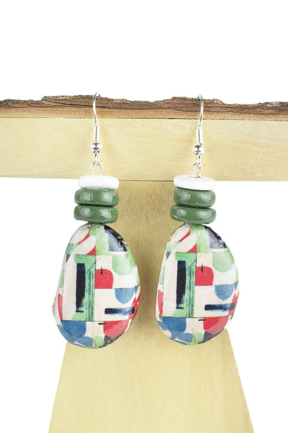 Oval earrings