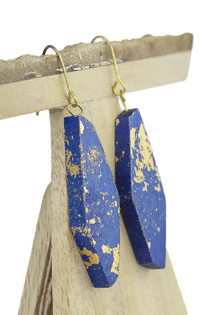 Pendientes Irregular Pan de Oro