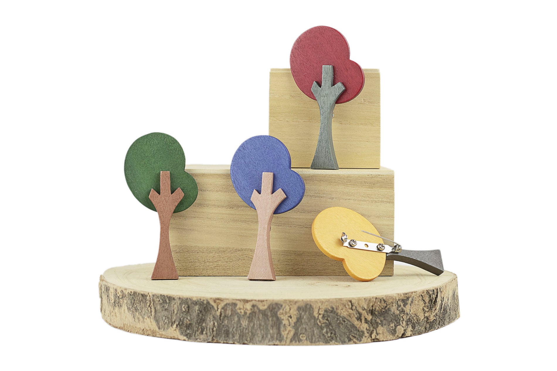 Broches arbol (pack x 4)