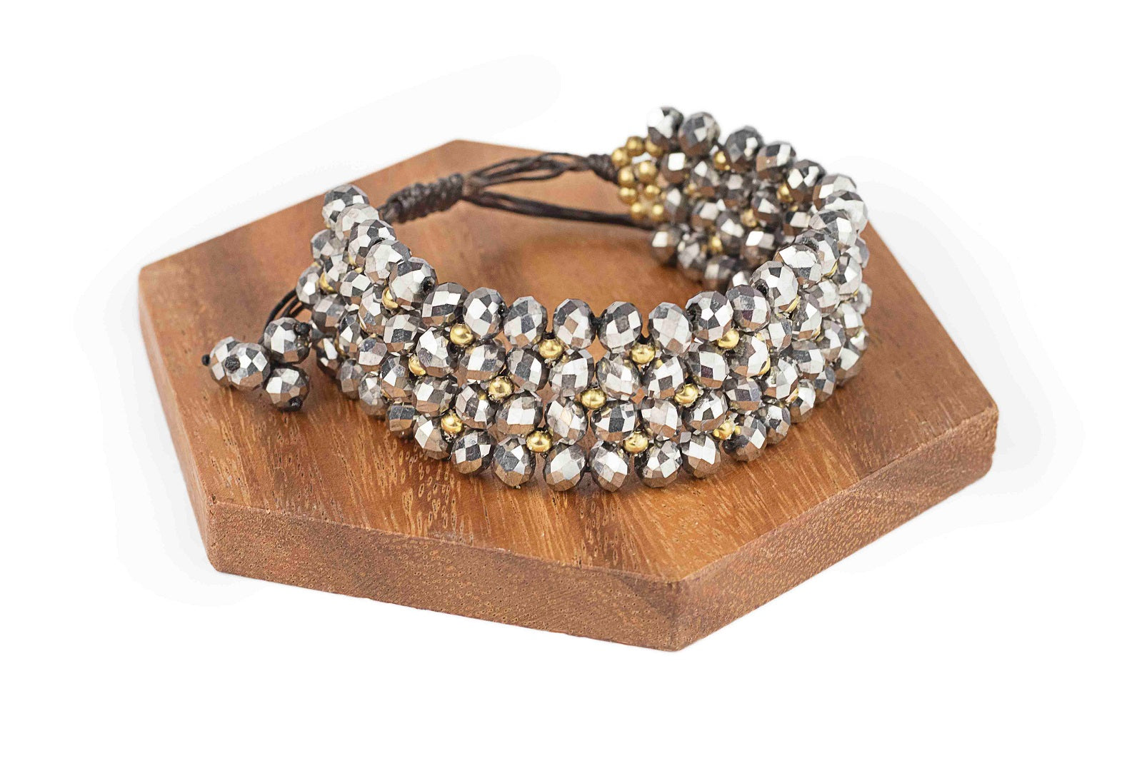 pulsera de cuentas de cristal