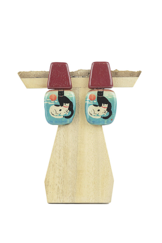 Pendientes gatos
